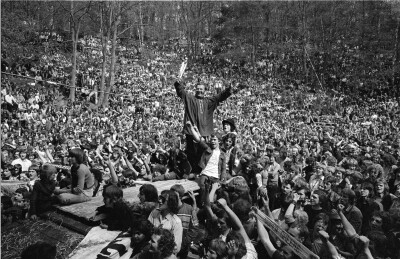 Foto Popfestival Lochem 1978. Fotograaf Hugo Jaartsveld