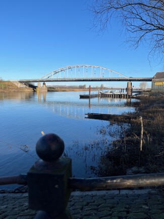 Foto van de IJsselbrug bij Doesburg gemaakt door Maarten Beernink