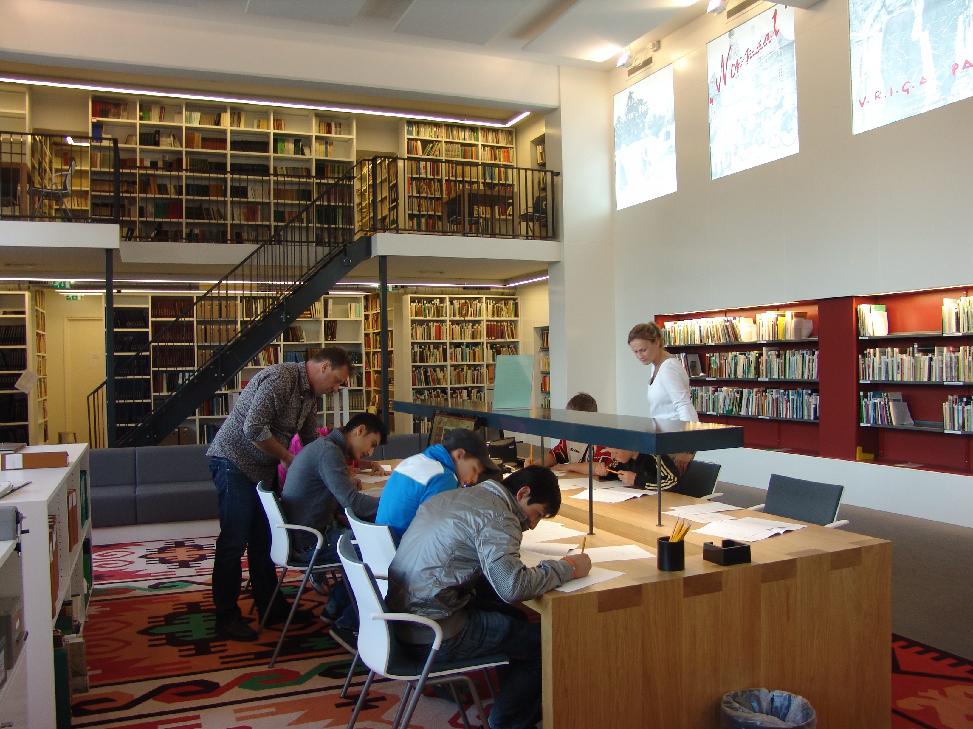 Foto van Wat schrief ie daor in de studiezaal